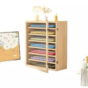 원목 보관함 전시대 수납함 진열장 키보드전시대 키보드