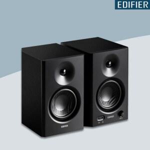 에디파이어 화이트 검정색 액티브 컴팩트 사운드 스튜디오 MR4 블랙