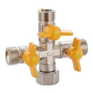 멀티 수도꼭지 분배기 다이버터 파이프 수도 U형 변환커넥터 나사형 세탁실