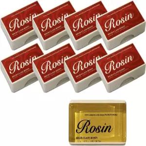 활을 위한 로진 바이올린 비올라 첼로 부드러운 활 움직임 뛰어난 현악 그립 가벼운 저먼지 케이스 포함