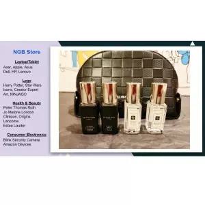 조말론 Set 5 piece 4 x 0.3oz9ml 코롱 Black Leatherette pouch