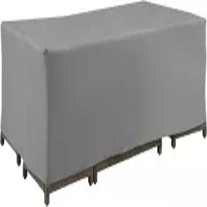 크로슬리 가구 파티오 세트 커버 식사 대화 섹션얼 그레이용 방수 야외