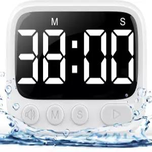 벽걸이용 하우키닉스 샤워 타이머 방수 욕실 변기 디지털 주방 접이식 스탠드 포함 스터디 수영용