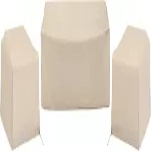 크로슬리 가구 파티오 커버 야외 의자 및 소파용 방수 3피스 세트 Tan