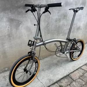 COMEPLAY 풀 티타늄 삼중 접이식 자전거 도매