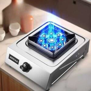 고화력 상품 가스레인지 낮은 상업용 가스 소형 절약 업소용 1구 88cm 낮은렌지 렌지