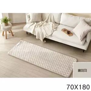 물세탁 가능 극세사 원단 뒷면 논슬립 전기매트 소 차박용 난방용품 캠핑장판