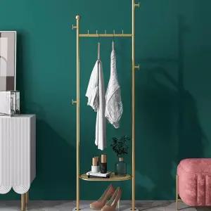 대리석 옷 헹거 U자형 의류매장 선반 상품 가구 골드스탠드