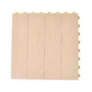 발코니 틈없는 조립매트 내추럴오크색 18P 바닥재 리모델링타일