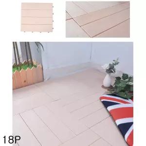 나무무늬 간편시공 현관 욕실 베란다 조립 데크타일 바닥재