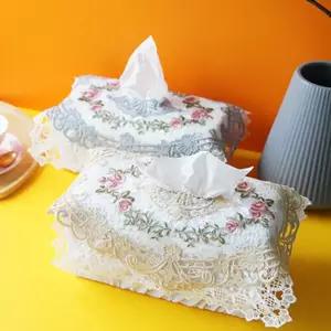 로잘린 레이스 티슈커버 3color 티슈케이스 자수커버 AJa5+2fdK