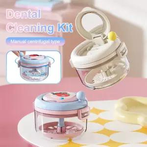 휴대용 치아 교정기 보관함 다층형 투명 세척함 유지 장치 깊은형 틀니