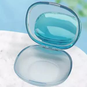 1개 치아교정 케이스 치아 투명교정기 리테이너 박스 마우스가드 틀니 보관함 얼라이너 구강 위생 정리함