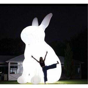 램프 풍선 PVC 달모양풍선 야외 축제 토끼 2m 대형 홍보용 모델 달모양 조명