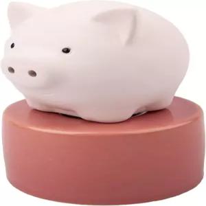 라이블리 브리즈 핑키 피그 에센셜 오일 및 아로마테라피 향용 디퓨저 비전기 세라믹 화이트 자동차 욕실