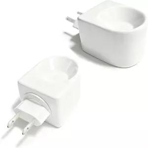 에센셜 오일 도자기 디퓨저 ？ 오리지널 화이트 조절 가능한 전기 플러그인 아로마 가정 침실 사무실용 향수