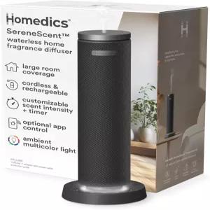 홈메딕스 세렌센트 패브릭 충전식 워터리스 디퓨저 오일 120l(별매) 무선 아로마테라피 조절 가능한 미스트