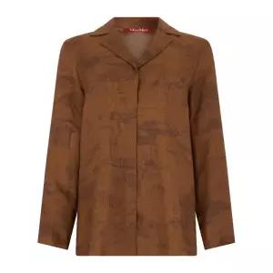 스튜디오 브라운 프린트 실크 셔츠 MSTABITURO2616191031600 004