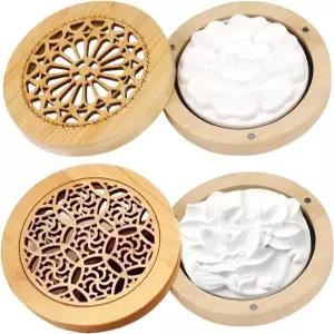 4Pcs 아로마 스톤 세트 패시브 디퓨저 디퓨저로 공간 분위기 조성에 적합한 에센셜 오일용