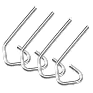 핸드 트럭 컨버터블 복합 교체 잠금 장치 3 1/4인치 그랩 핀 클립을 위한 DIICCYO 4개