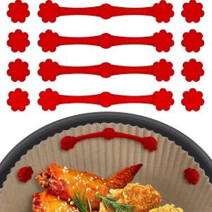 양피지용 에어프라이어 자석 라이너 실리콘 버클 일회용 잠금 라이너를 안전하게 고정하는 액세서리