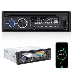 싱글 딘 카 라디오 CD 리시버 / MP3 블루투스 AUX-in USB/SD 오디오 AM/FM 핸즈프리 플레이어 콜링 DVD 스테레오 라디오 플레이어 카드 VCD