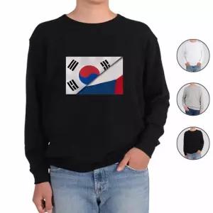 맨투맨 전색상 대한민국 체코 국기 전쟁 프린트셔츠 Rrp3+4nAf