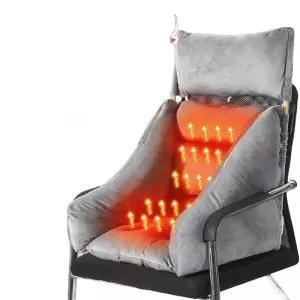 온열방석 황토 등받이의자 전기패드쿠션 전기방석 발열 난방 초절전형 온열매트