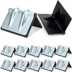 메모리우 10개 금속 모서리 보호대 강철 고무 체인 V 보드 트레일러 박스 트럭 및 플랫베드 적재물용