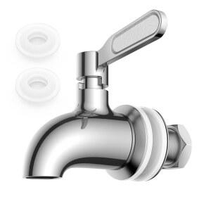 디스펜서 교체용 스피갓 버키 정수 필터 시스템 및 기타 중력 탱크와 호환되는 스테인리스 스틸 정수기 수도꼭지 DS-22