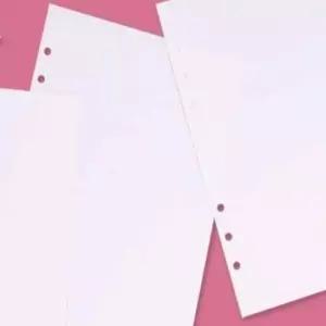 [문구] A5 6공 무지 내지 다이어리속지 다이어리내지