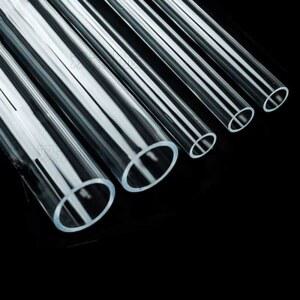 램프 외경 수족관 매화 나사 PVC 모델 소재 투명 1 원형 80mm 튜브