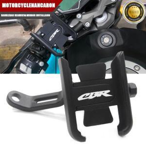 로고 CBR 핸들 바 미러 휴대폰 거치대 GPS 스탠드 브래킷 CBR125R 오토바이 액세서리