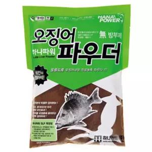 하나파워 오징어파우더집어제 물고기 밑밥 낚시 미끼 압맥 바다