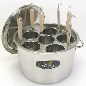 업소용 해면기 6구 304스텐 건지기 소바면 우동 냉면 삶는 오뎅 국수 면탕기