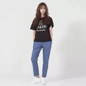 여성 밴딩 마바지 데일리 팬츠 이지 웨어 홈웨어 hRo2+7CCr