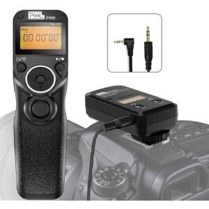 픽셀 TW-283 E3 무선 셔터 T5i 유선 릴리스 750D 90D 케이블 T6i 리모컨 SL1 XSi T2i T1i 850D T3i 70D R6 호환 60D 1300D T4i XTi