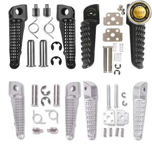 오토바이 발은 가와사키 ZX-6R ZX636 ZZR1400 EX650 ER 6F6N 9R 10R 14 Z750 S Z800 용 페달 앞뒤 발판에