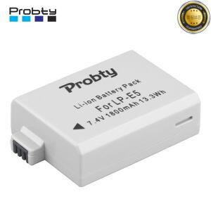 디지털 카메라 배터리 캐논 EOS 450D Rebel XS T1i KISS X2 X3 F SLR용 LP-E5 LP E5 1800mAh