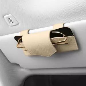 차량용 선바이저 가죽 선글라스 케이스 JHx9+5zkH