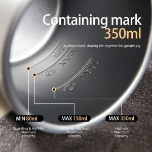 5in 1 전기 우유 거품기 110V/220V 자동 믹서 커피 스테인리스 스틸 가열 스티머