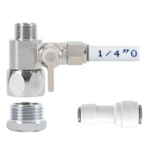 급수 어댑터 라인 스플리터 브라스 밸브 수도꼭지 냉장고용 제빙기 역삼투압 RO 필터 시스템 DS-P6