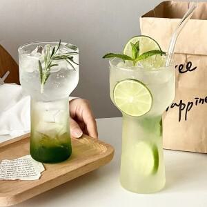 내열성 고보로실리케이트 투명 고온 저항 토치 컵 커피 버블 워터 글라스 냉음료