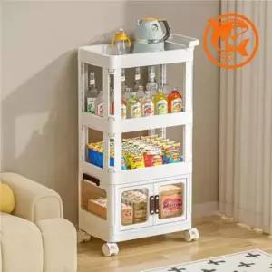 [생활] 이동식 3단 수납 트롤리 화장대 정리 다용도 정리함