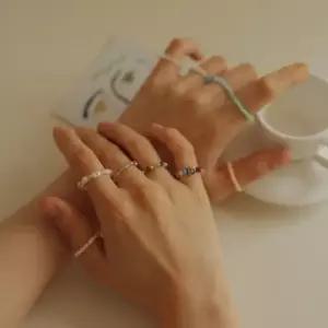 브라이트 반지 컬러 비즈 LfQ4+3XrF