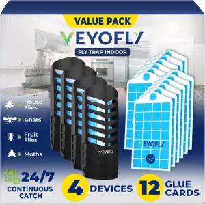 실내용 베요플라이 초파리 트랩 플라이 캐처 그낫 가벼운 날벌레 플러그인 벌레 퇴치기