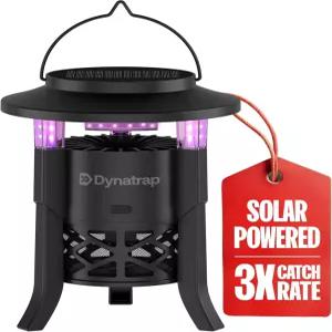 1/4에이커 LED 태양광 발전 야외 벌레 덫 모기 파리 나방 말벌 및 기타 날아다니는 곤충 재퍼 대체품
