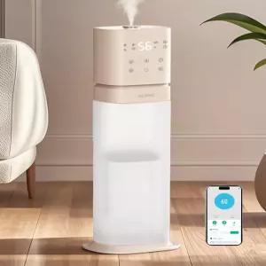 AILINKE 스마트 대형 객실 연장 튜브 및 야간 조명이 있는 침실용 2.1Gal/8L 온 집안 쿨 미스트 WIFI 앱