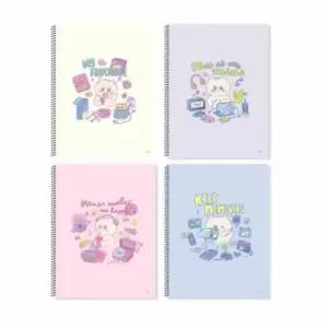 [문구/오피스] 슬림 원링 노트 학원공책 스프링줄노트