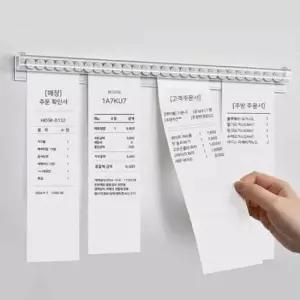 [문구/오피스] 무타공 오더렉 주문서 60CM 메모꽂이 주방빌지꽂이